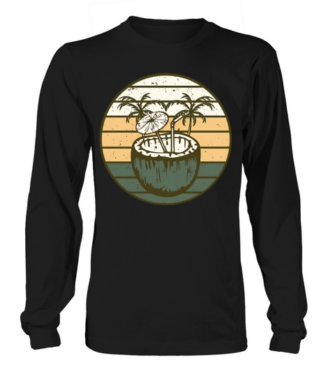 Coconut Juice Vintage Long sleeved Unisex