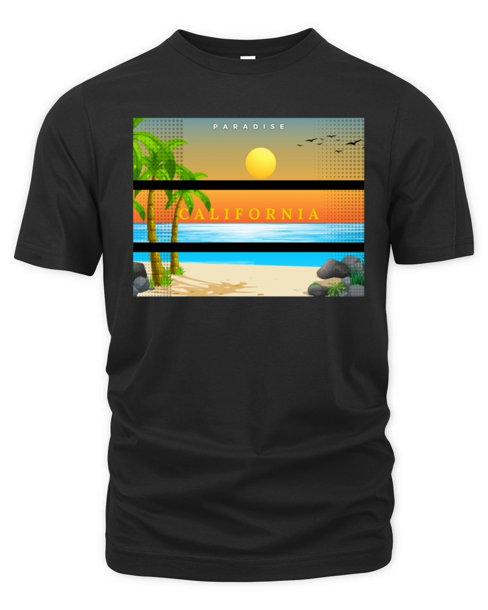 California Beach Organic Unisex T-shirt