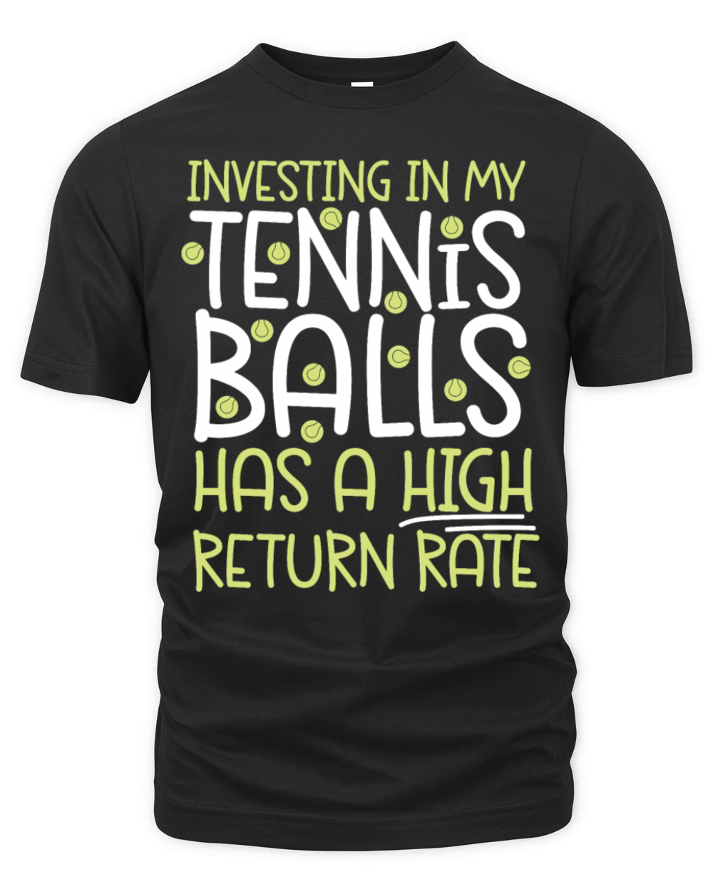 Funny Tennis Player Racket Pun Organic Unisex T-shirt
