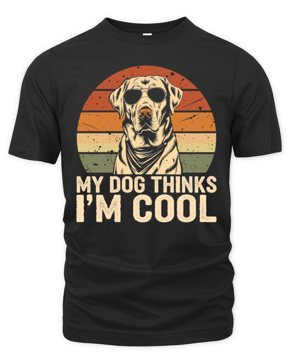 Labrador Retriever My Dog Thinks Im Cool Organic Unisex T-shirt