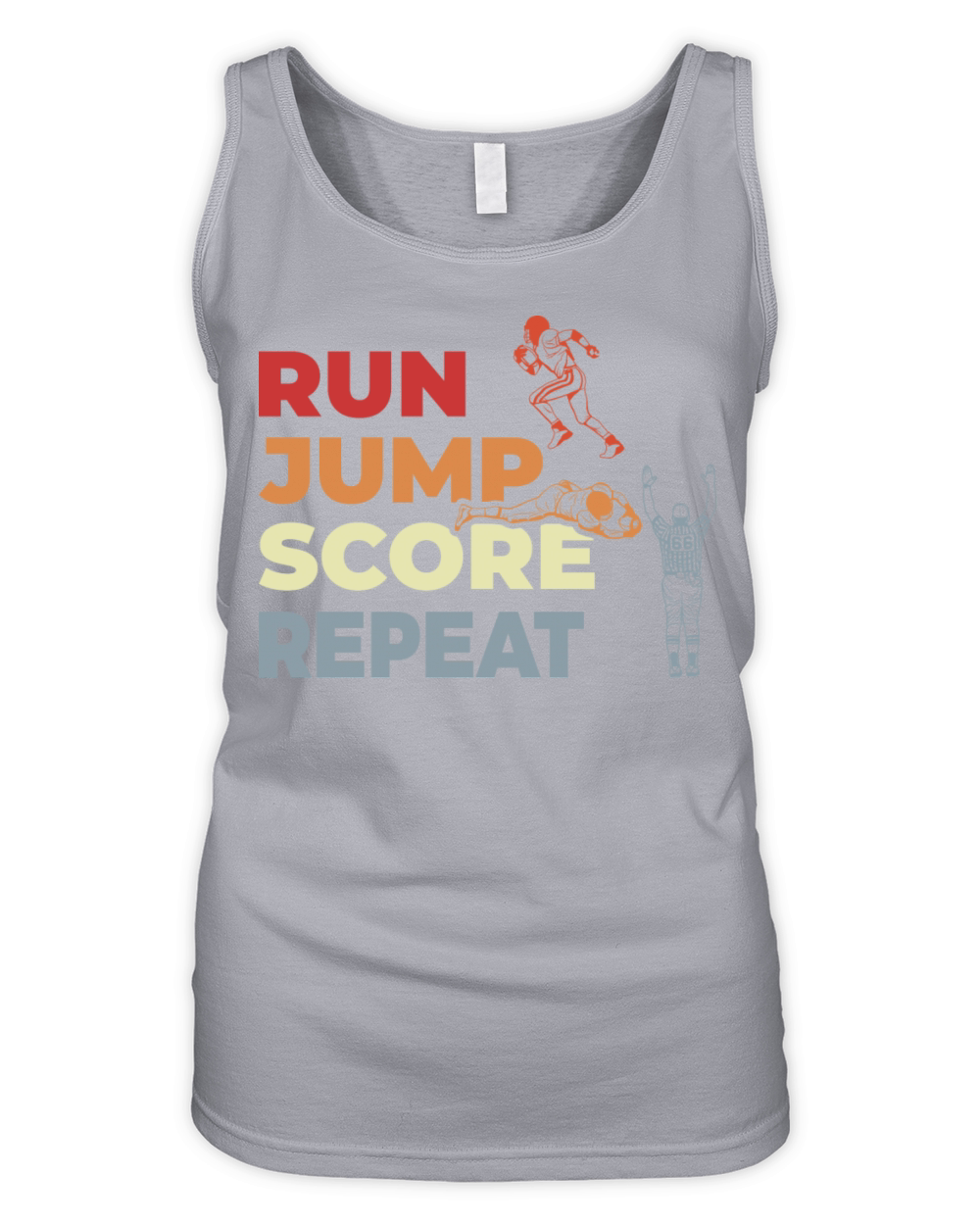 American Football Saying Organic Women's Tank Top