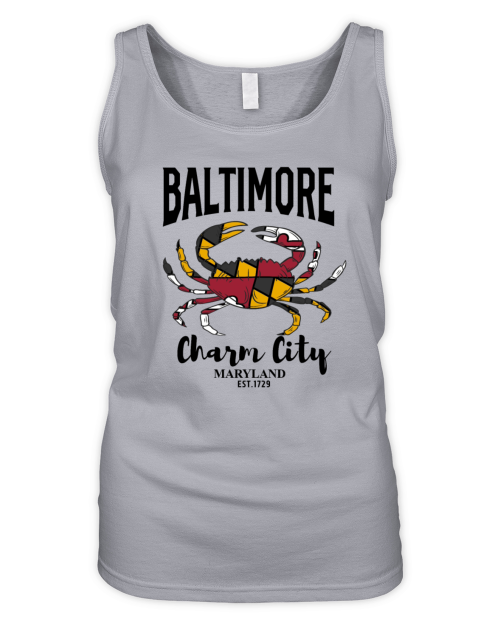 Baltimore Charm City Crab Organic Women's Tank Top