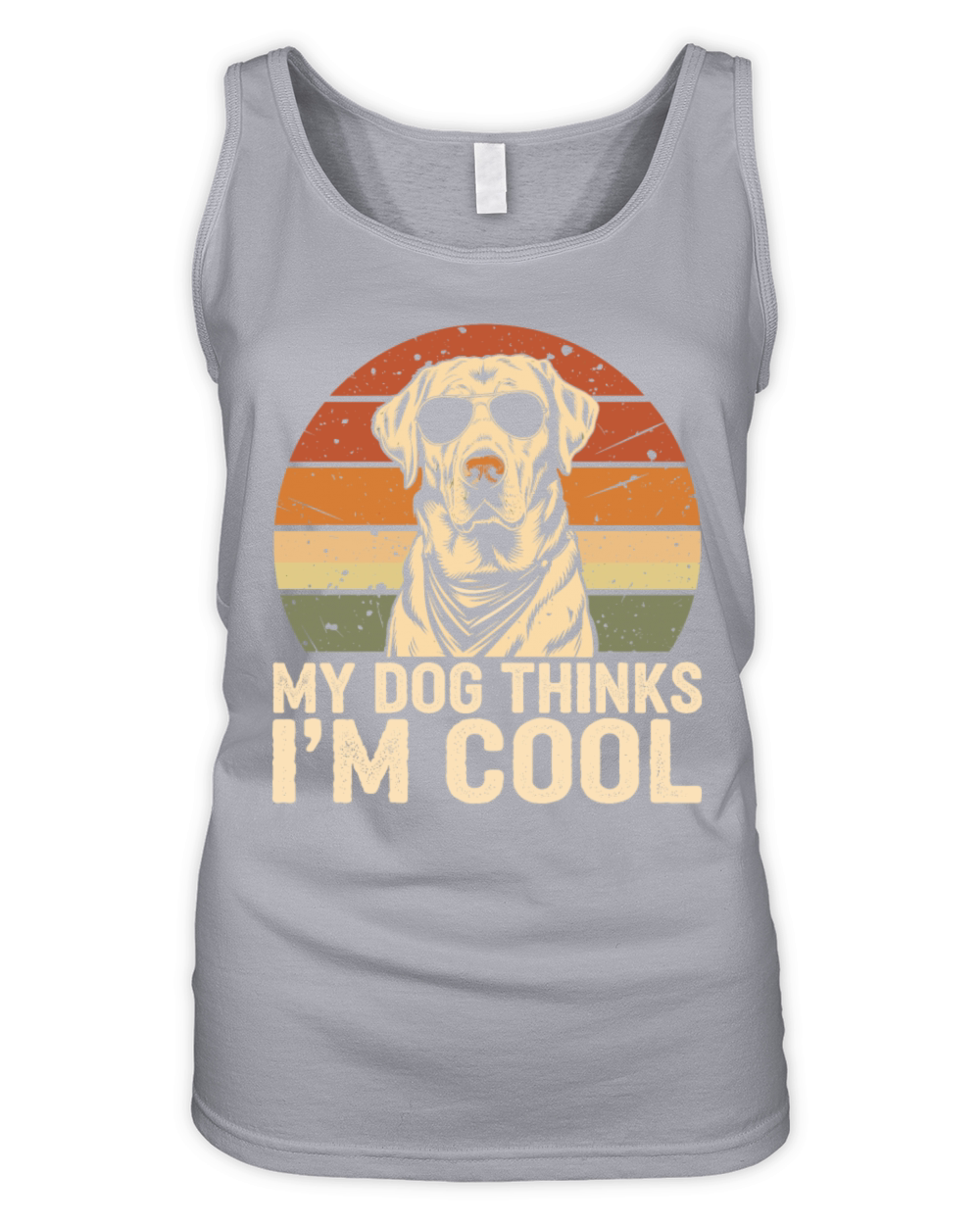 Labrador Retriever My Dog Thinks Im Cool Organic Women's Tank Top
