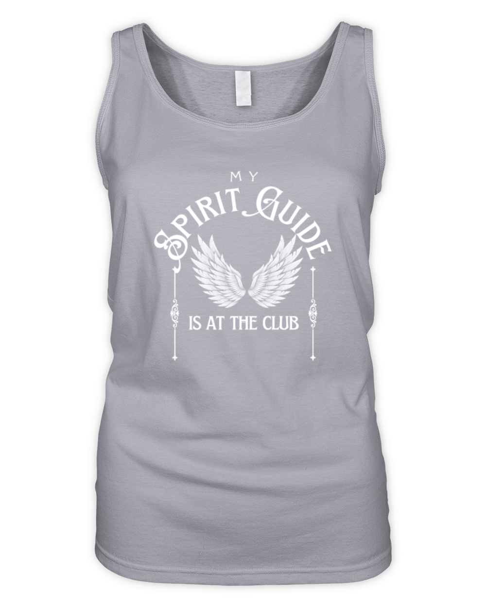 My Spirit Guide Is At The Club Funny Spiritual Organic Women's Tank Top