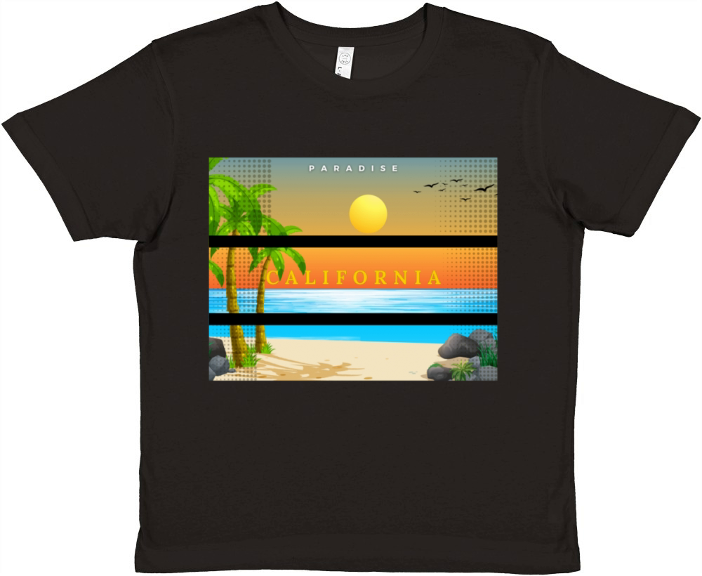 California Beach Premium Kids Crewneck T-shirt