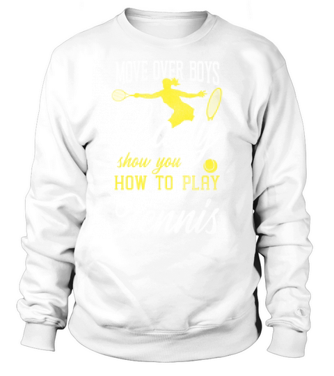 Funny Tennis Player Racket Girl Sweatshirt Unisex
