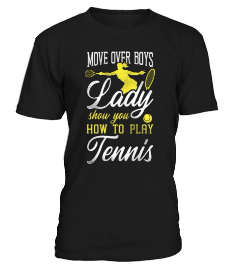 Funny Tennis Player Racket Girl T-Shirt Unisex