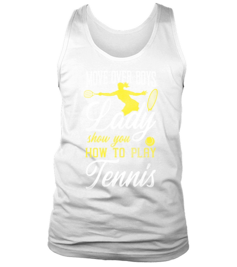 Funny Tennis Player Racket Girl Tank Top Unisex