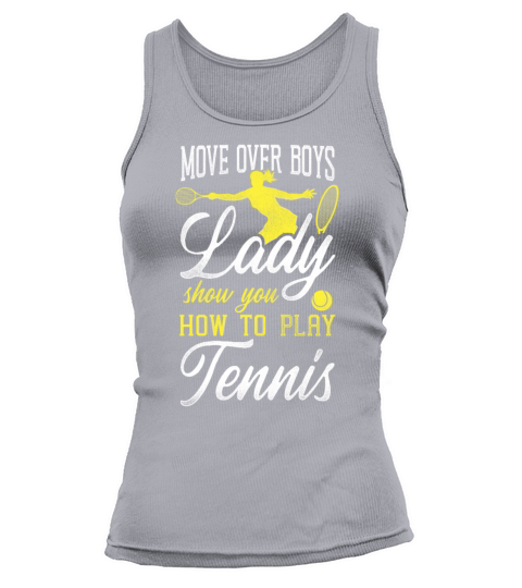 Funny Tennis Player Racket Girl Tank top Woman