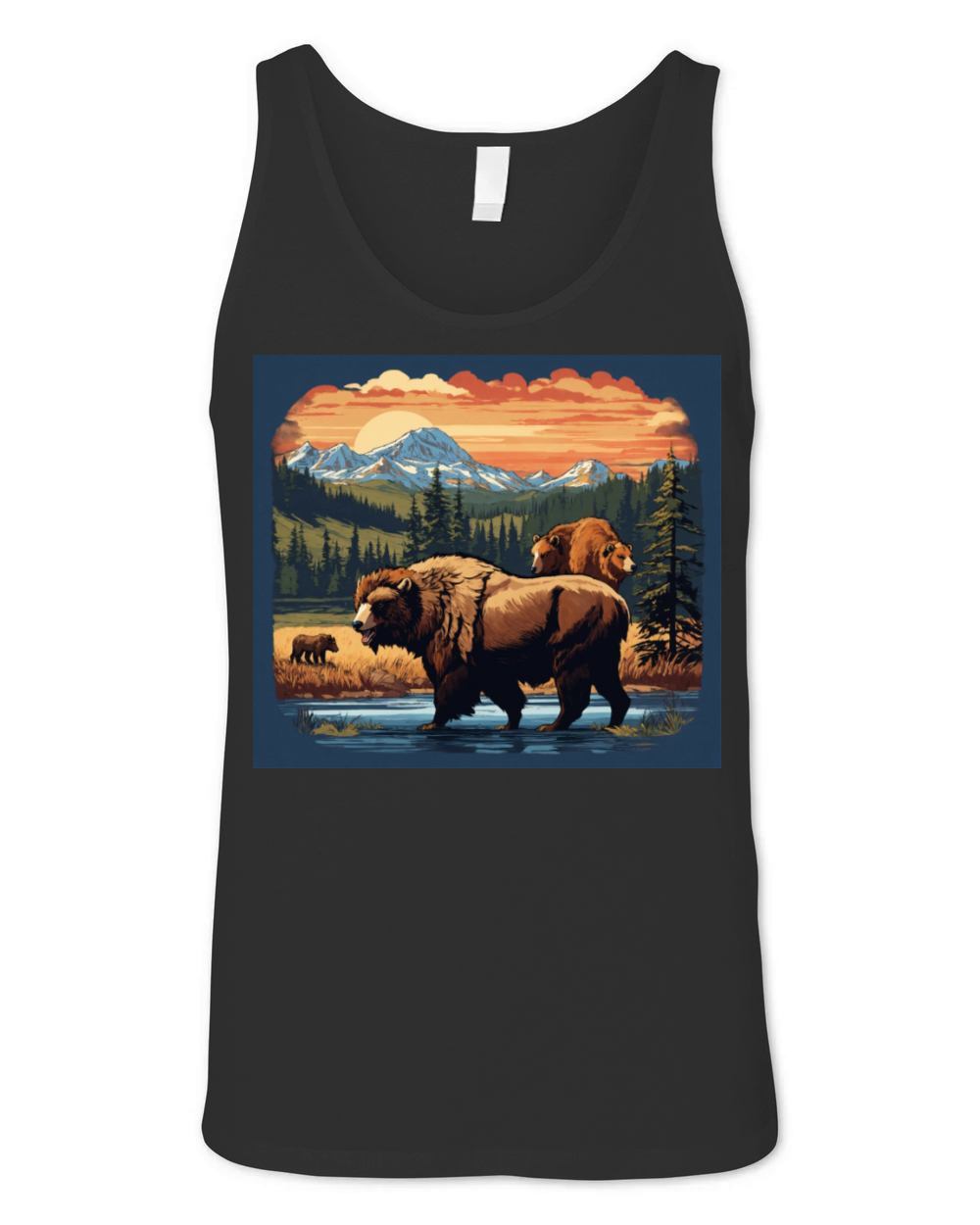AMERICAN BISON Unisex Jersey Tank