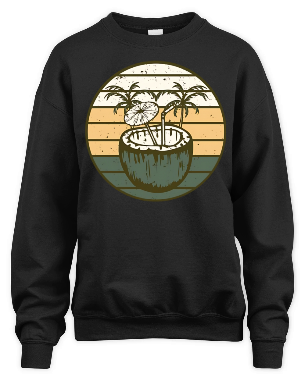 Coconut Juice Vintage Unisex Premium Crewneck Sweatshirt