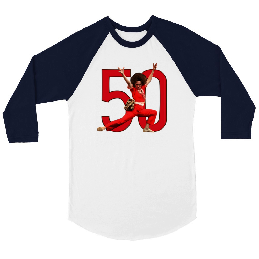 50 years old Sally Omalley Unisex ¾ sleeve Raglan T-shirt