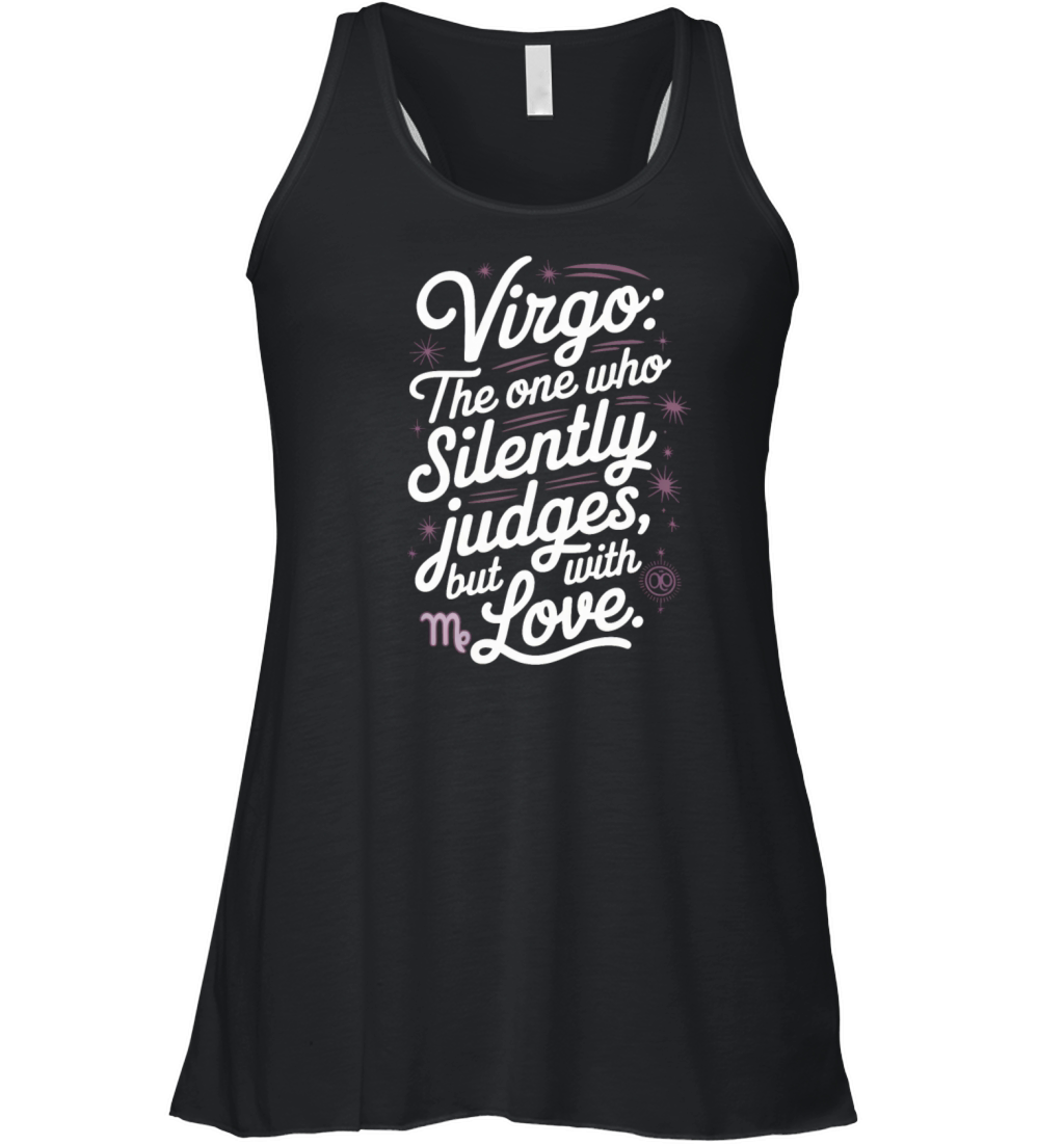 Funny Virgo Zodiac Quote Women's Flowy Tank Top