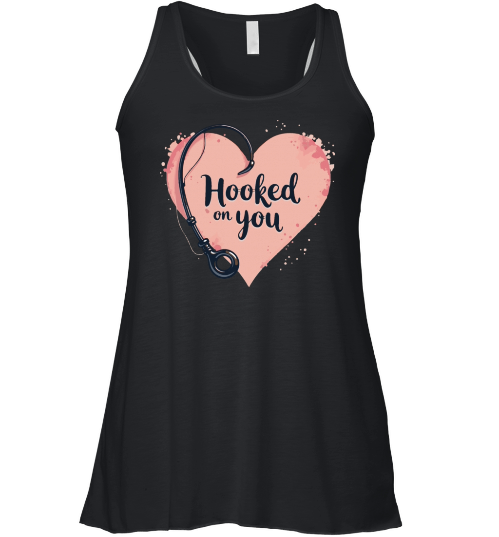 Hooked on You - Fly Fishing Women's Flowy Tank Top