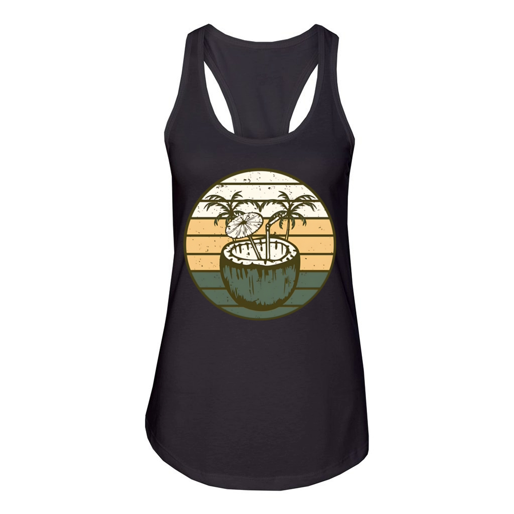 Coconut Juice Vintage Women's Racerback Tank