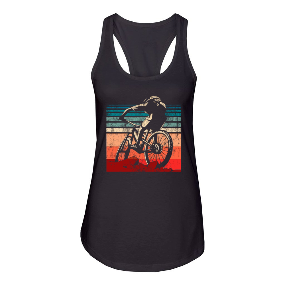 Vintage Mountain Bike Adventure Women's Racerback Tank