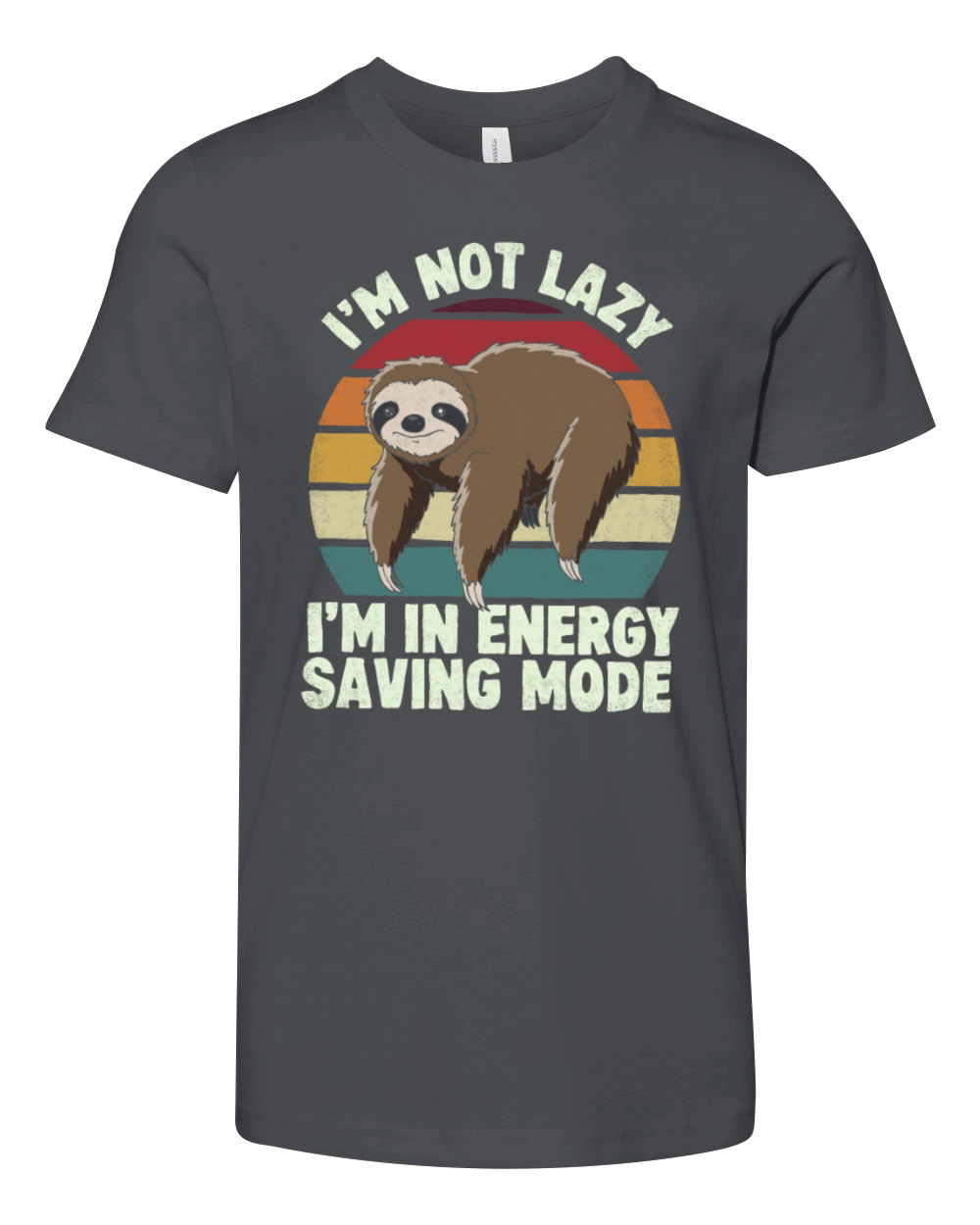lazy sloth funny saying lover gift idea Youth Unisex Jersey Tee