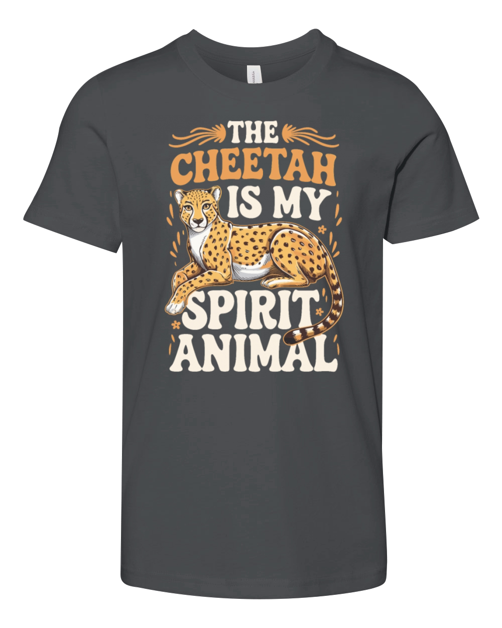 The Cheetah Is My Spirit Animal Youth Unisex Jersey Tee
