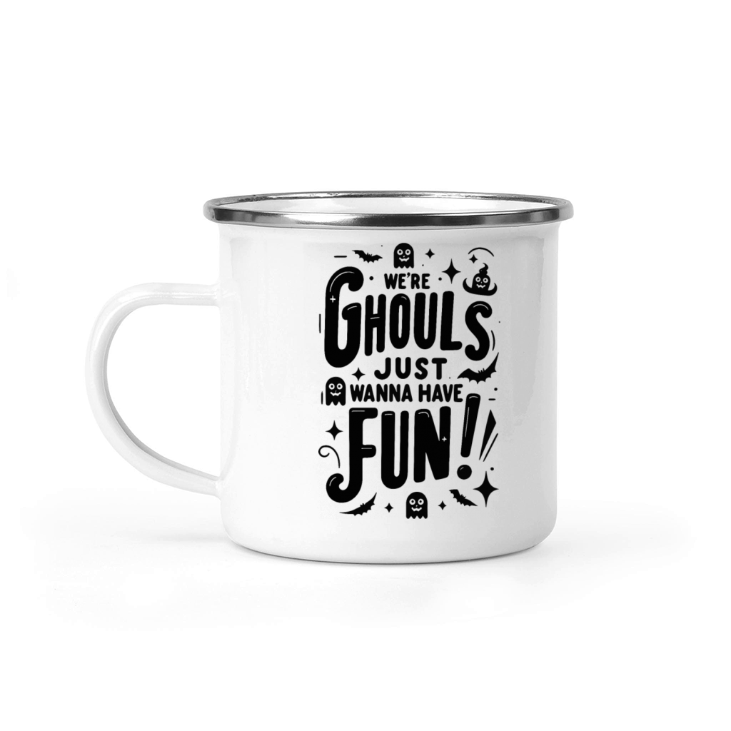 Ghoulishly Good Times - Halloween Couples Camping Mug