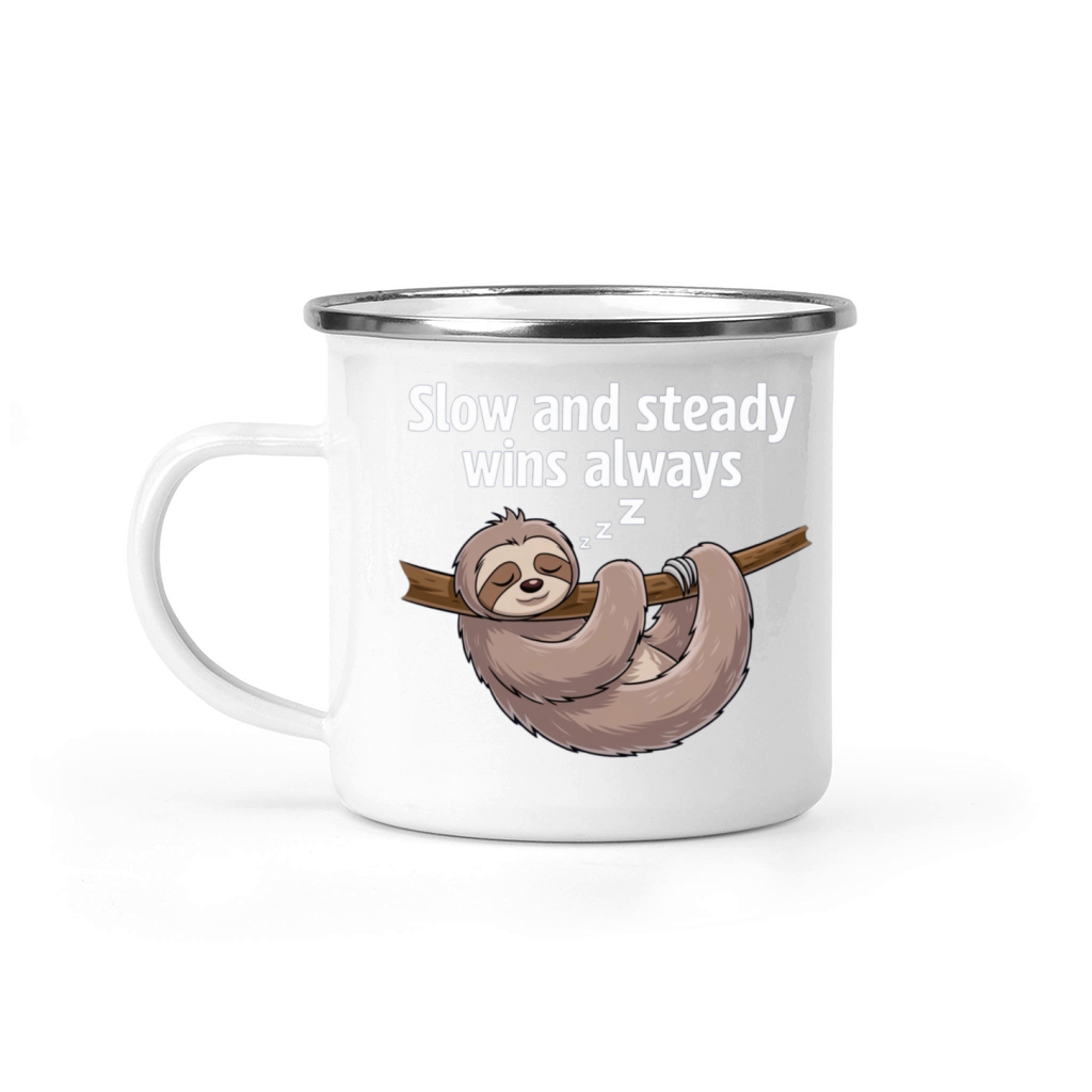 Patience Pays Off Slow and Steady Success Camping Mug