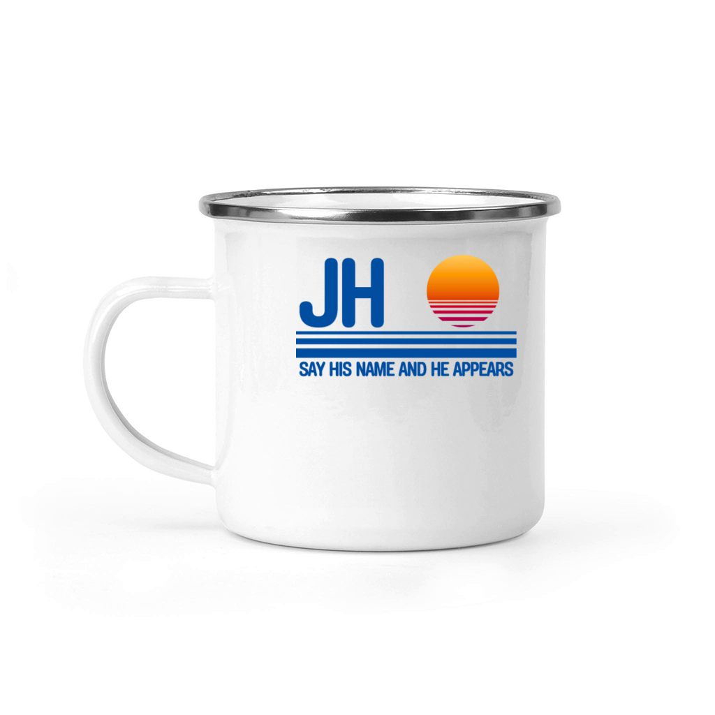 Say his name and he appears Joe Hendry Camping Mug
