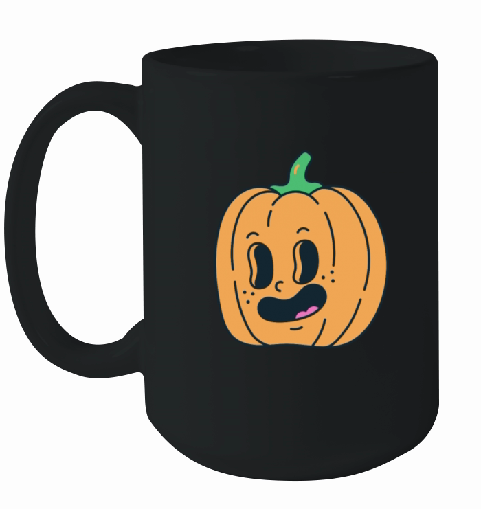 Funny vintage pumpkin face Ceramic Mug
