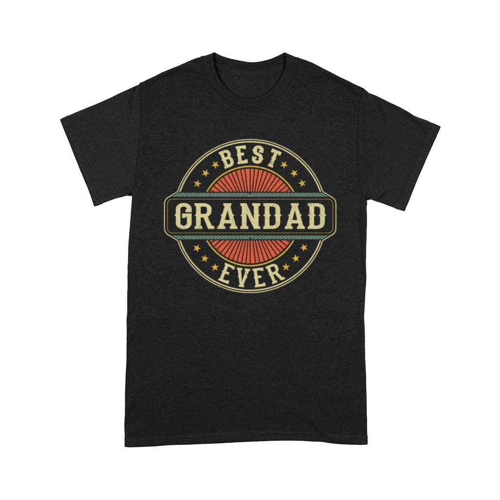 Best Grandad Ever Vintage Grandpa Fathers Day Comfort T-shirt