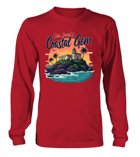 San Juan El Morro Puerto Rico Sunset Long sleeved Unisex