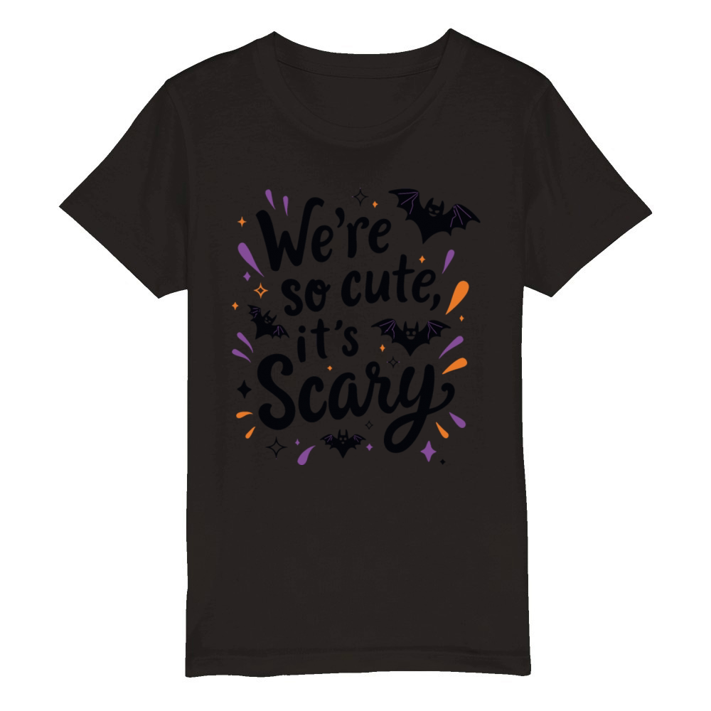 Cutely Spooky - Halloween For Couples Organic Kids Crewneck T-shirt