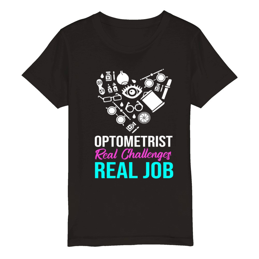 Eye Doctor Quote Optometry Optician Optometrist Organic Kids Crewneck T-shirt