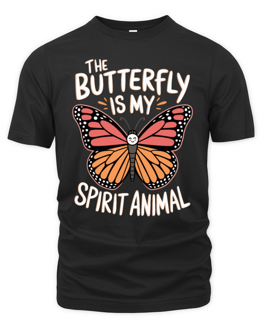 The Butterfly Is My Spirit Animal Organic Unisex T-shirt