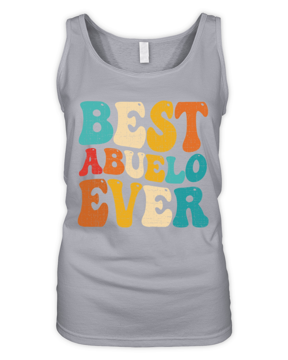 Best Abuelo Ever Retro Vintage Spanish Grandpa Organic Women's Tank Top