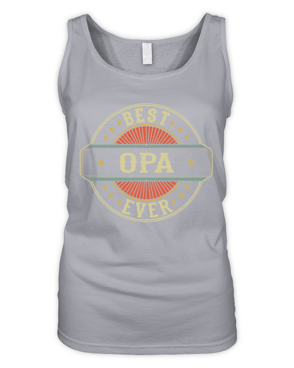 Best Opa Ever Retro Vintage Grandpa Fathers Day Organic Women's Tank Top