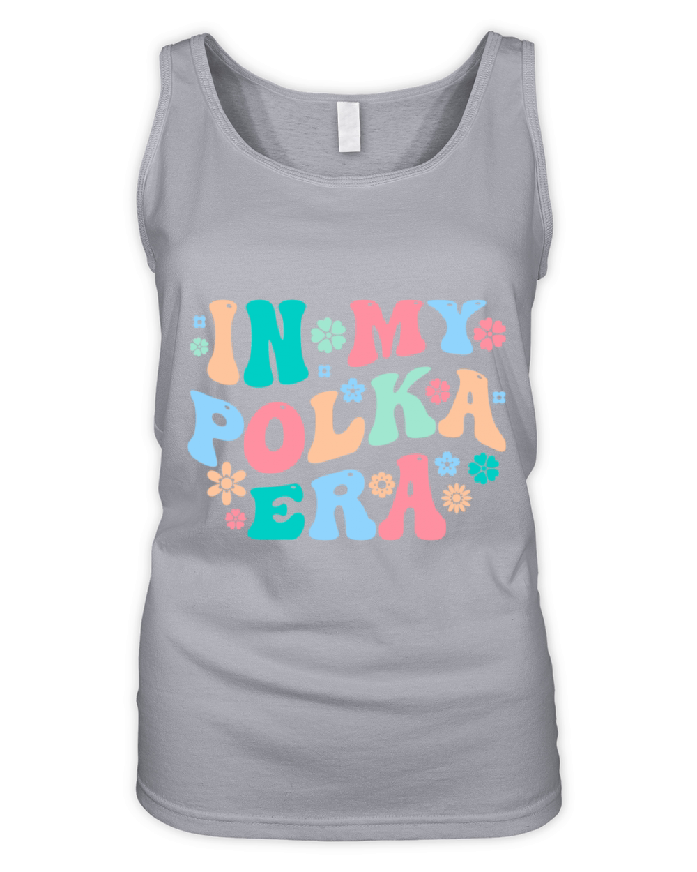 Funny Polka Dance Design for a Polka Muscian Organic Women's Tank Top