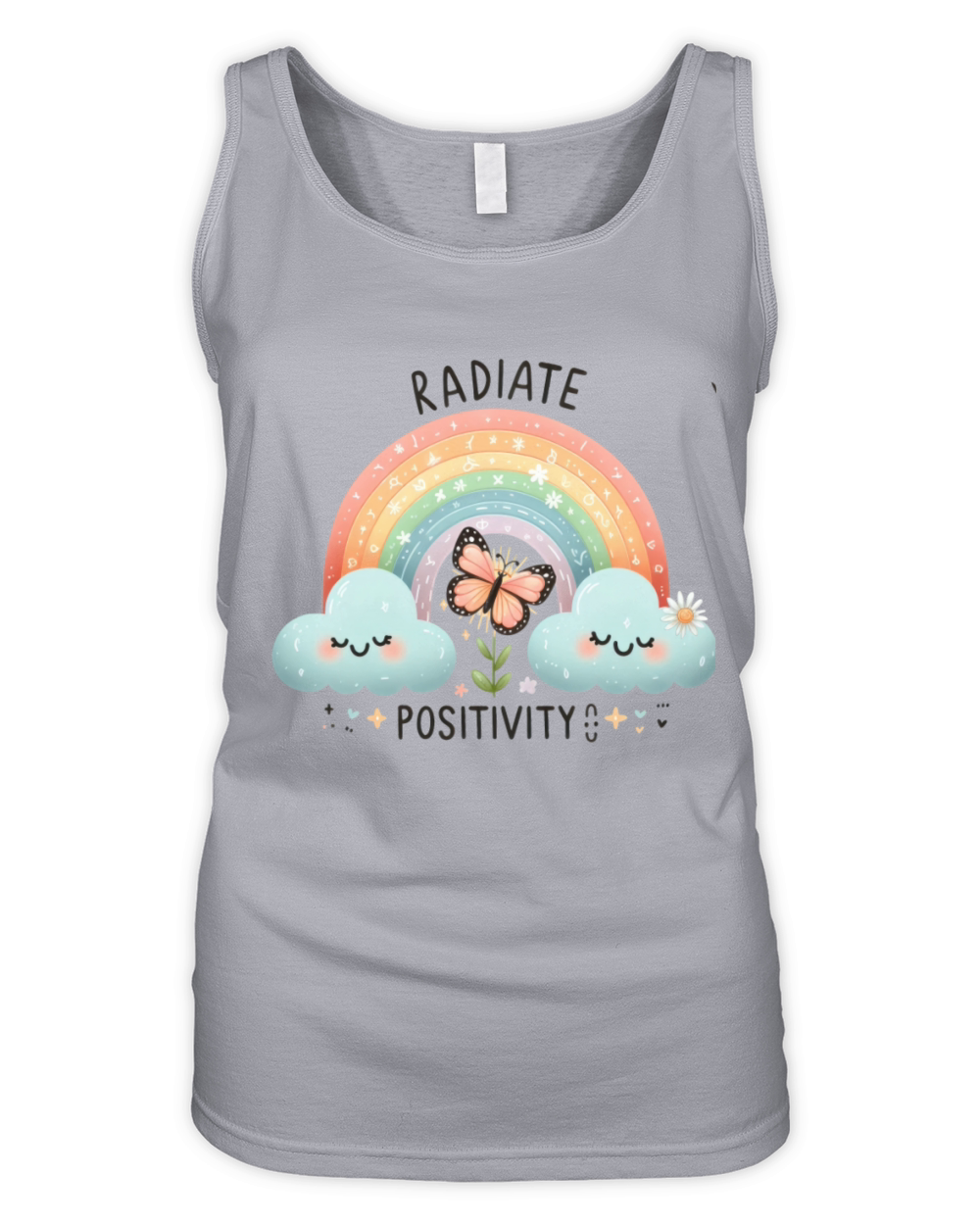 Radiate Positivity Organic Women's Tank Top