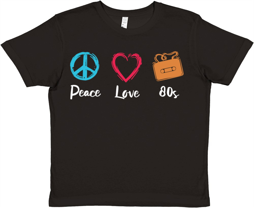 80s Inspiration Premium Kids Crewneck T-shirt