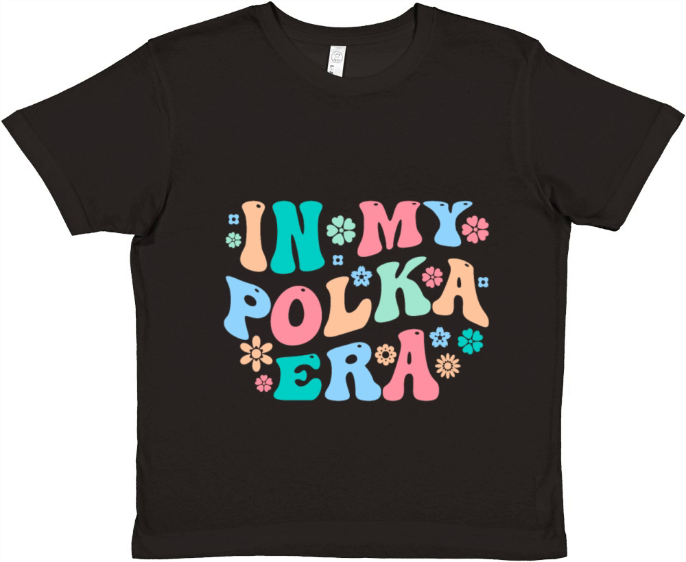 Funny Polka Dance Design for a Polka Muscian Premium Kids Crewneck T-shirt