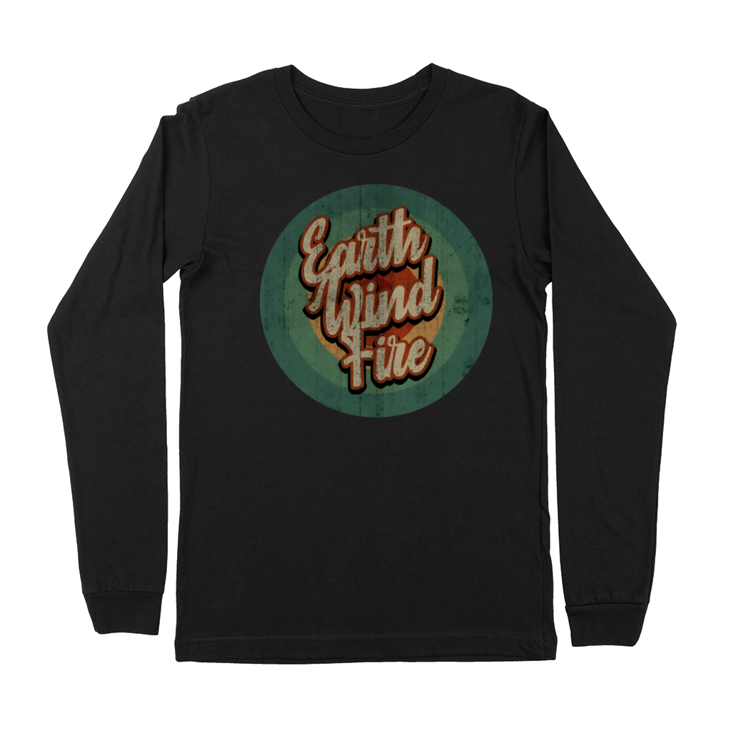 Circle Retro Vintage Earth Wind Fire Premium Long Sleeve