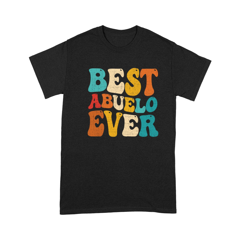 Best Abuelo Ever Retro Vintage Spanish Grandpa Premium T-shirt