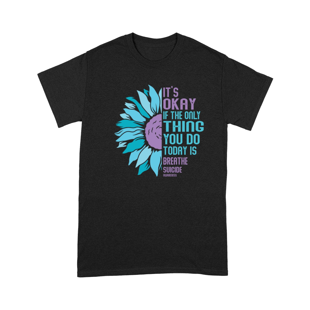 Mental Health Warrior Purple and Teal Premium T-shirt