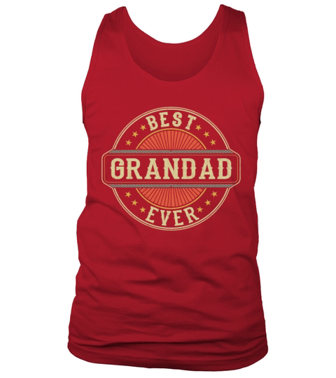 Best Grandad Ever Vintage Grandpa Fathers Day Tank Top Unisex