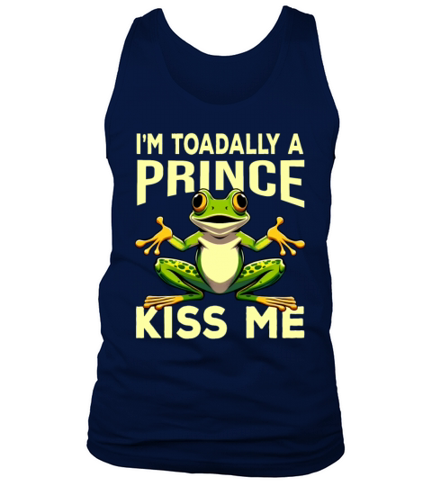 Funny Cute Frog Lover Pun Prince Charming Costume Tank Top Unisex