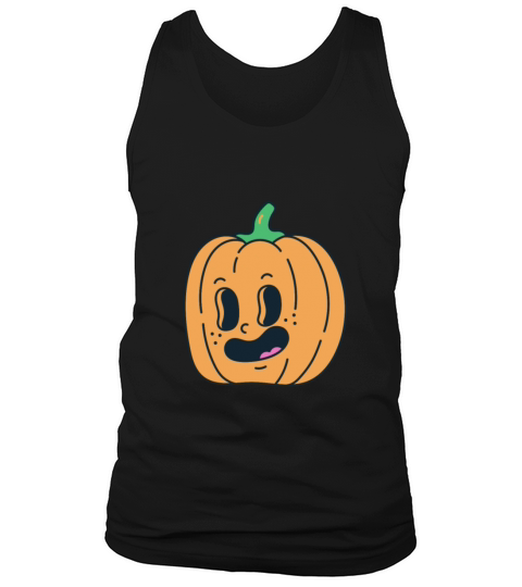 Funny vintage pumpkin face Tank Top Unisex