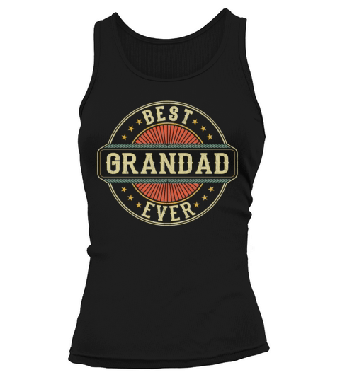 Best Grandad Ever Vintage Grandpa Fathers Day Tank top Woman