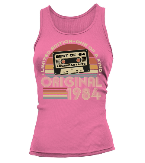 Original 1984 Vintage Retro 40th Birthday Tank top Woman