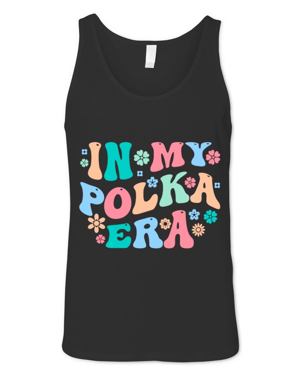 Funny Polka Dance Design for a Polka Muscian Unisex Jersey Tank
