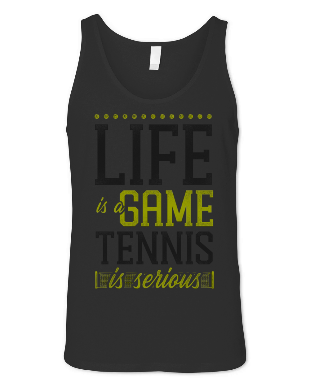 Funny Tennis Player Racket Brother Unisex Jersey Tank