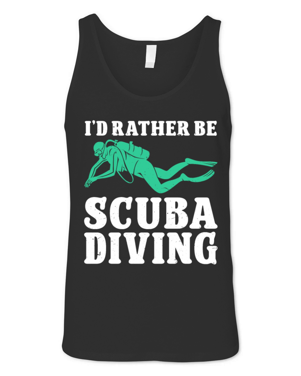 Scuba Diving Diver Unisex Jersey Tank