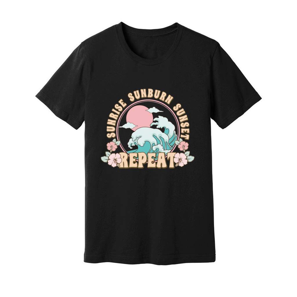 beach summertime Unisex Jersey Tee