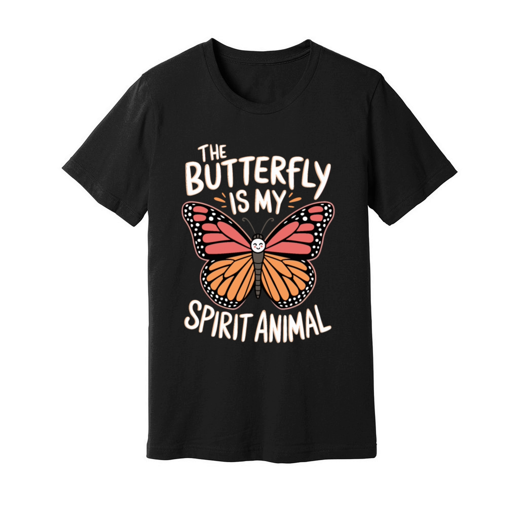 The Butterfly Is My Spirit Animal Unisex Jersey Tee